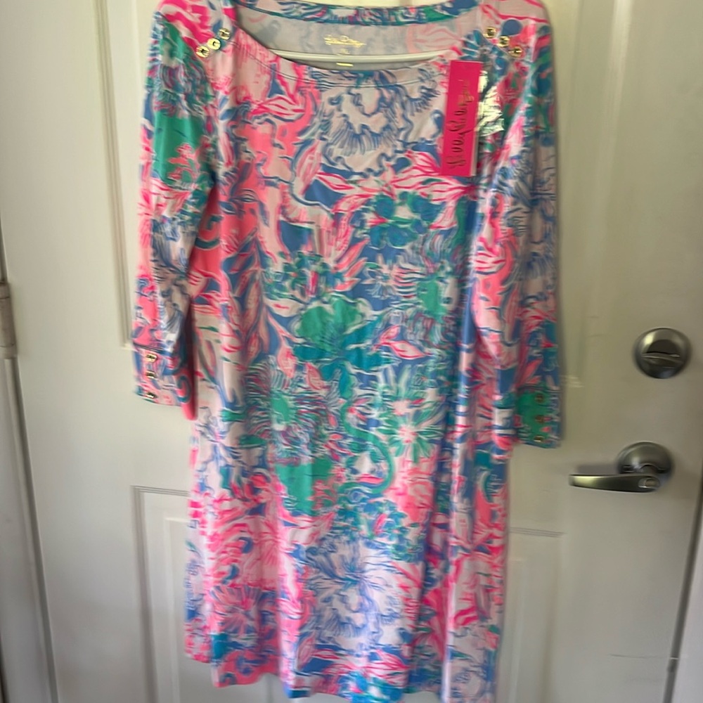 Lilly Pulitzer Sophie Vibrant Floral Long Sleeve Dress